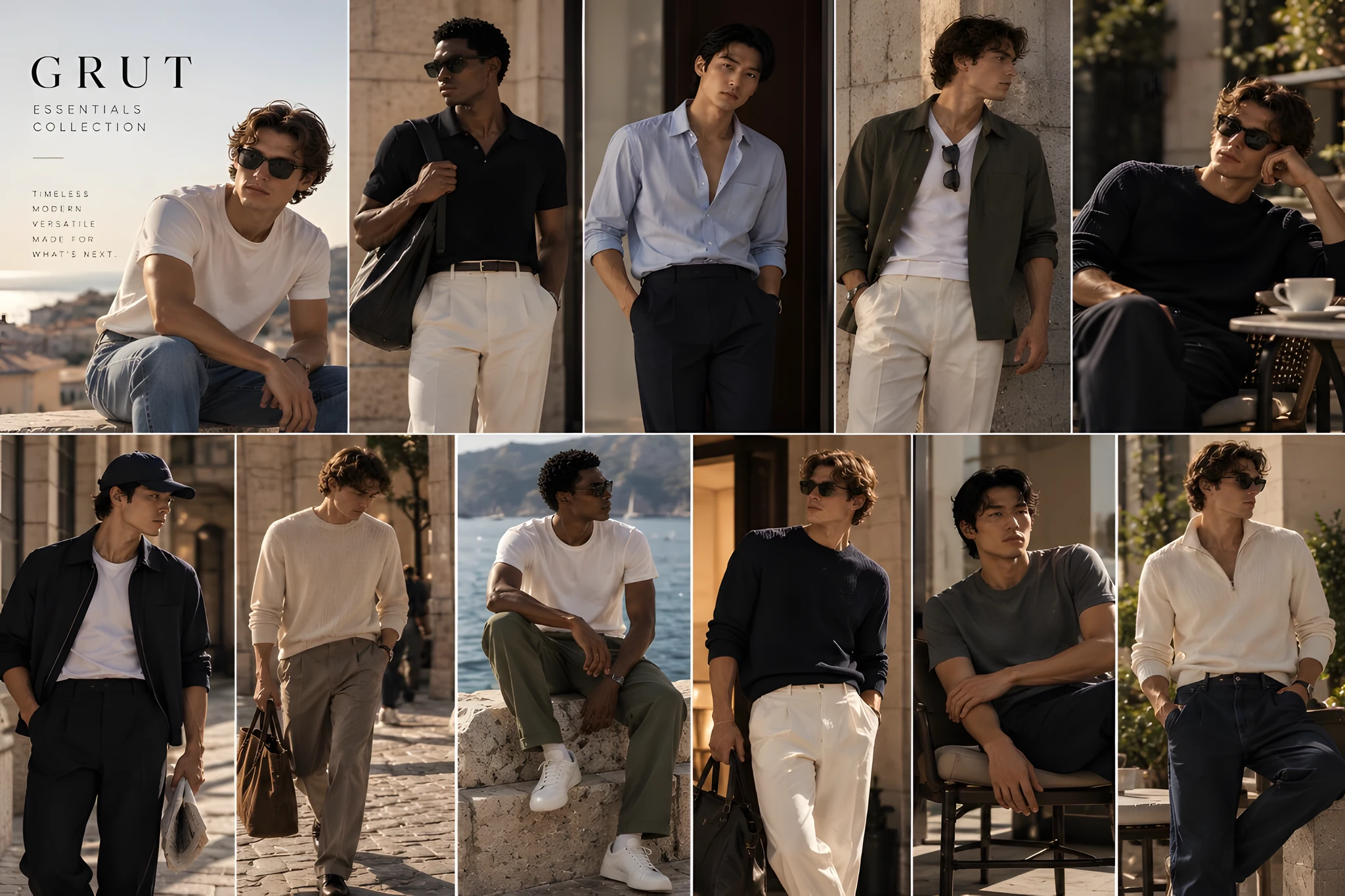 Editorial GRUT Men Essentials Vol. II, once looks esenciales