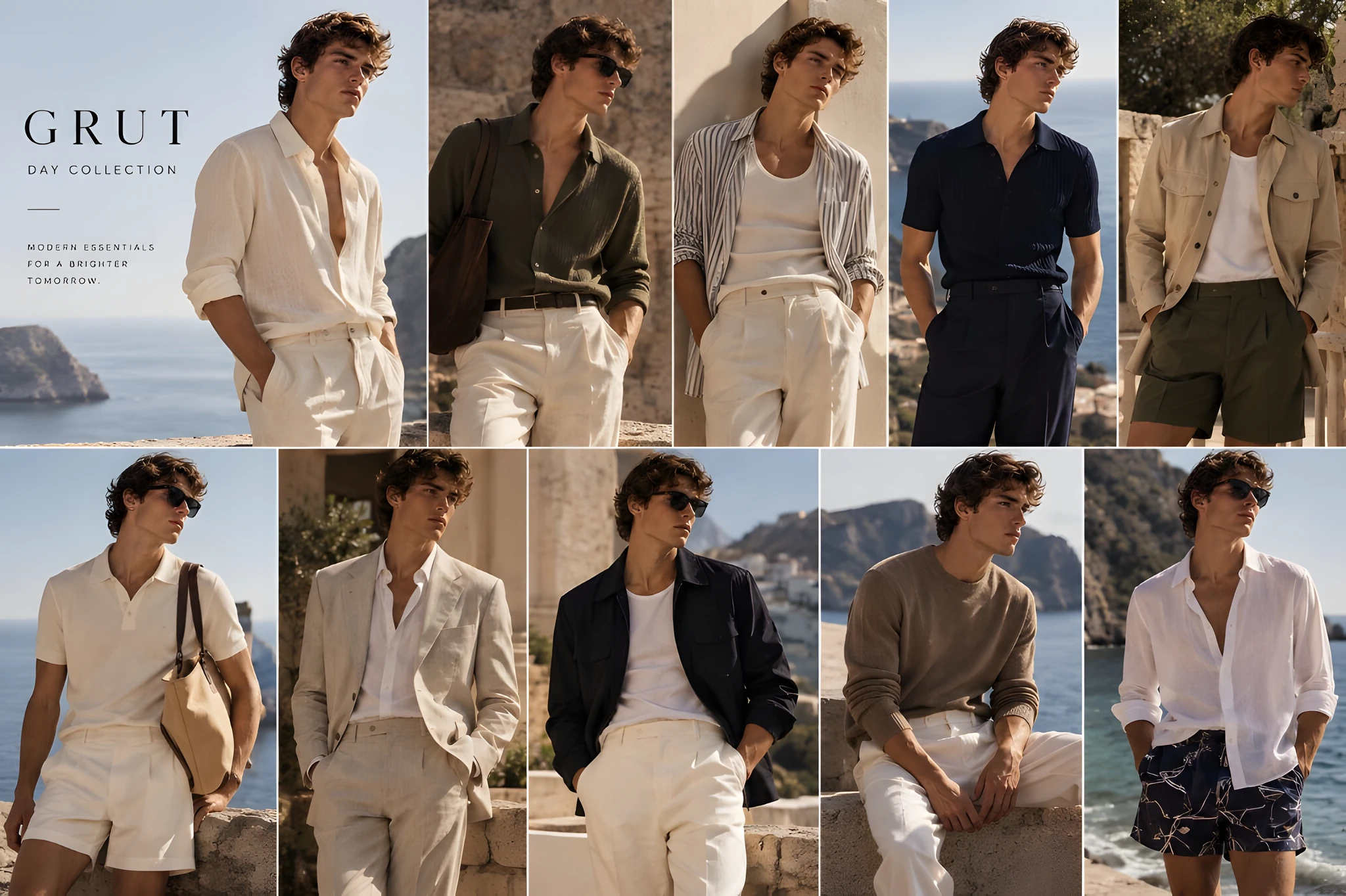 Editorial GRUT Men Day, diez looks de día